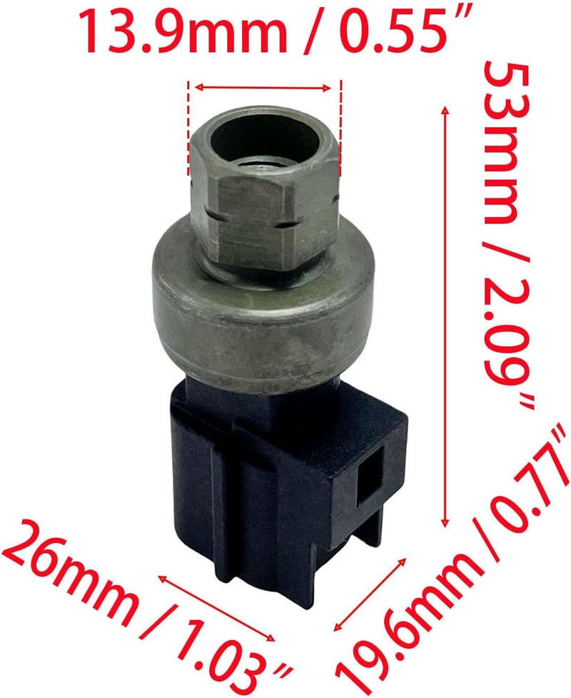 HYNYHT Air Conditioner Pressure Sensor Switch 19187535 5072138A Compatible with 2002-2006 Ram 1500 2003-2009 Ram 2500 2003-2007 Ram 3500 2002-2004 Grand Cherokee 2002-2005 Liberty - Image 2